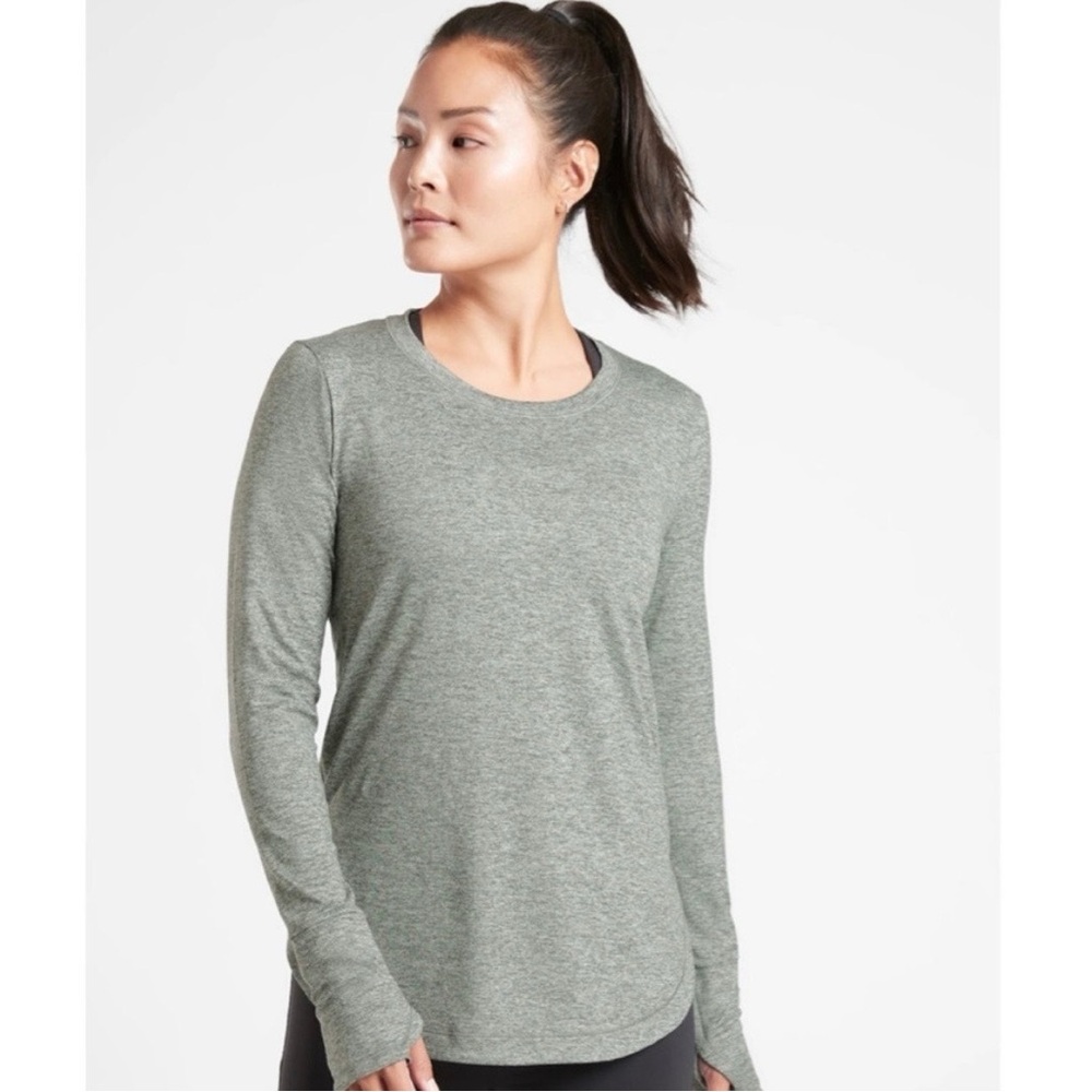 NWT Athleta Women's Uptempo Longsleeve Workout Top